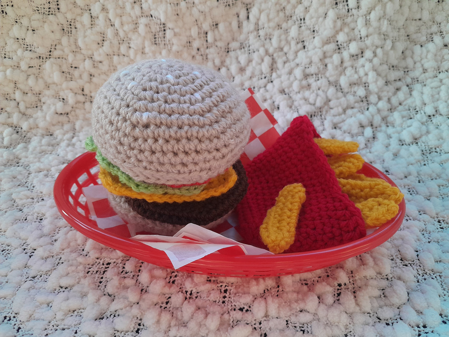 Burger & chips (ready to send)