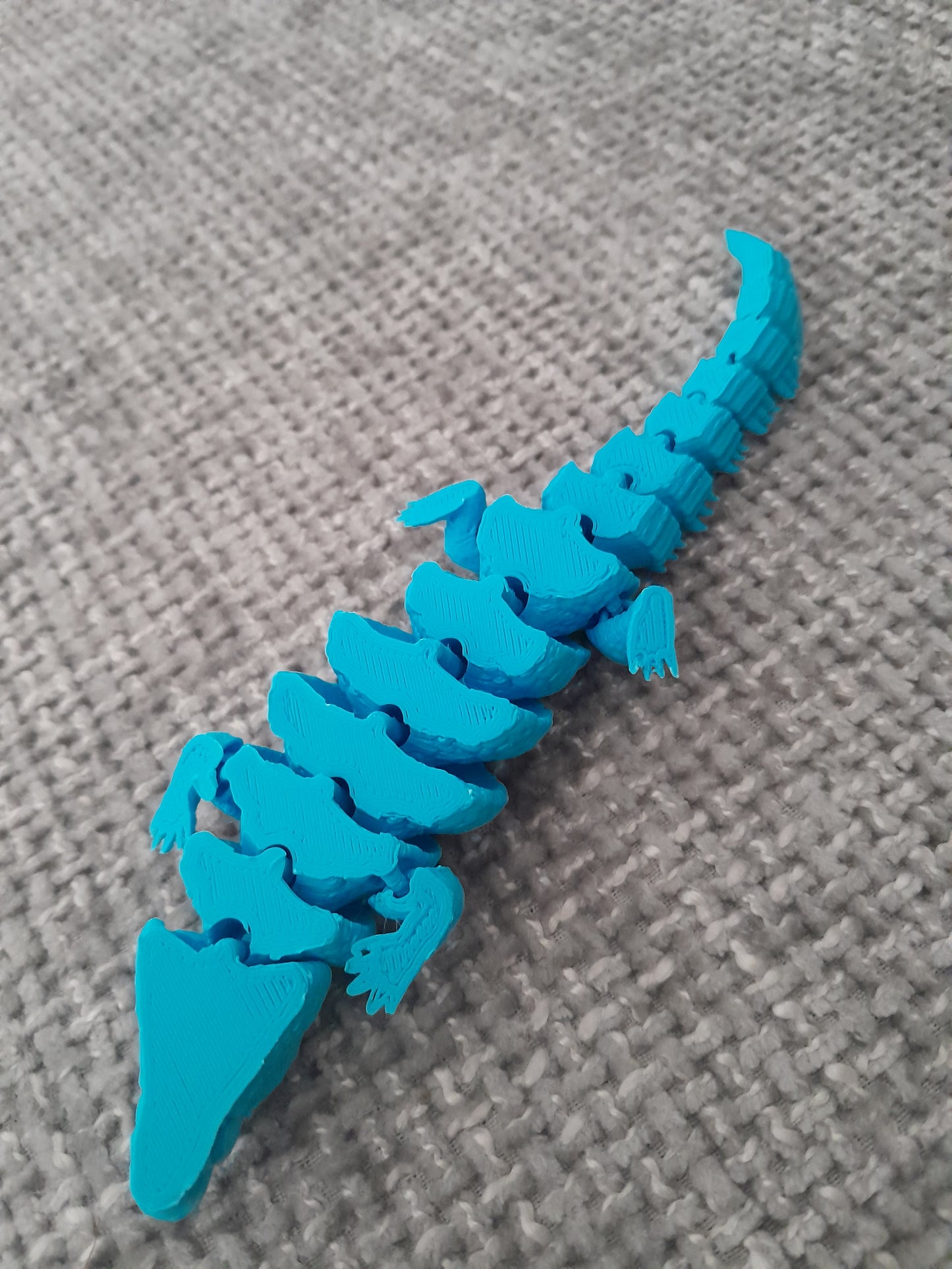 3D Blue Croc