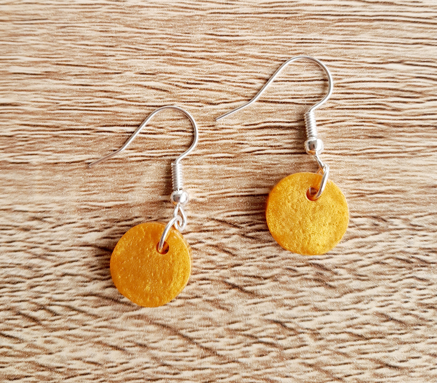 Small "gold" earrings