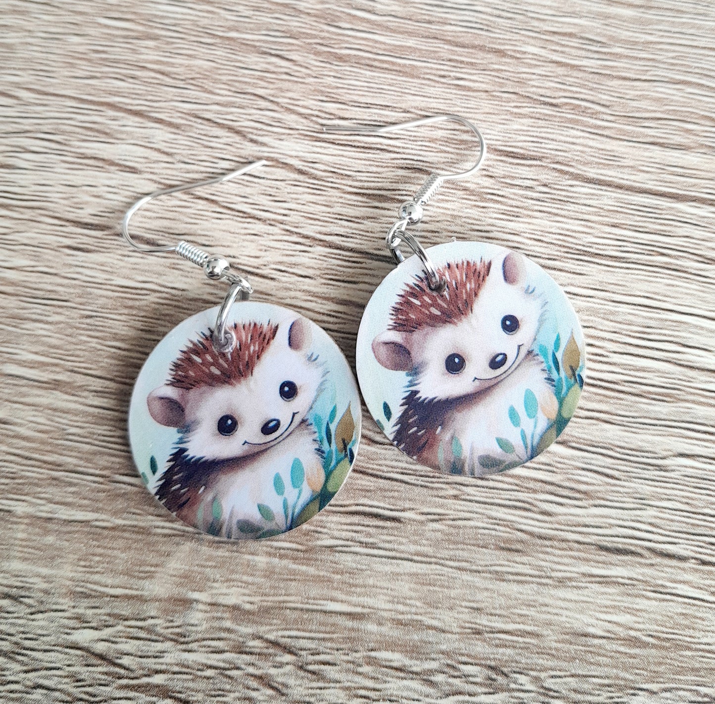 Hedgehog earrings 2