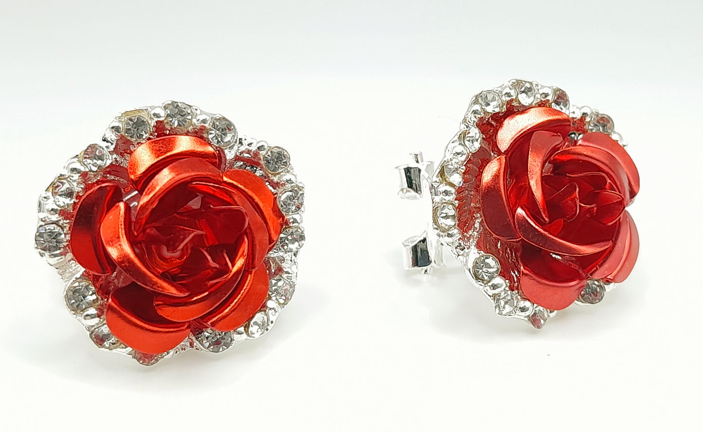 Rose earrings