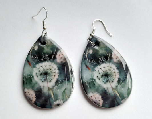 Dandelion earrings