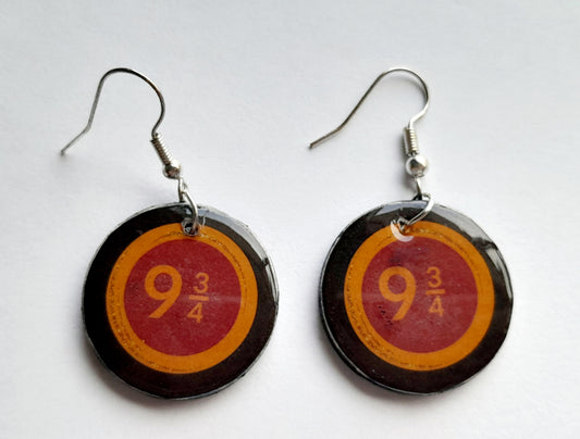 Harry Potter themed earrings.