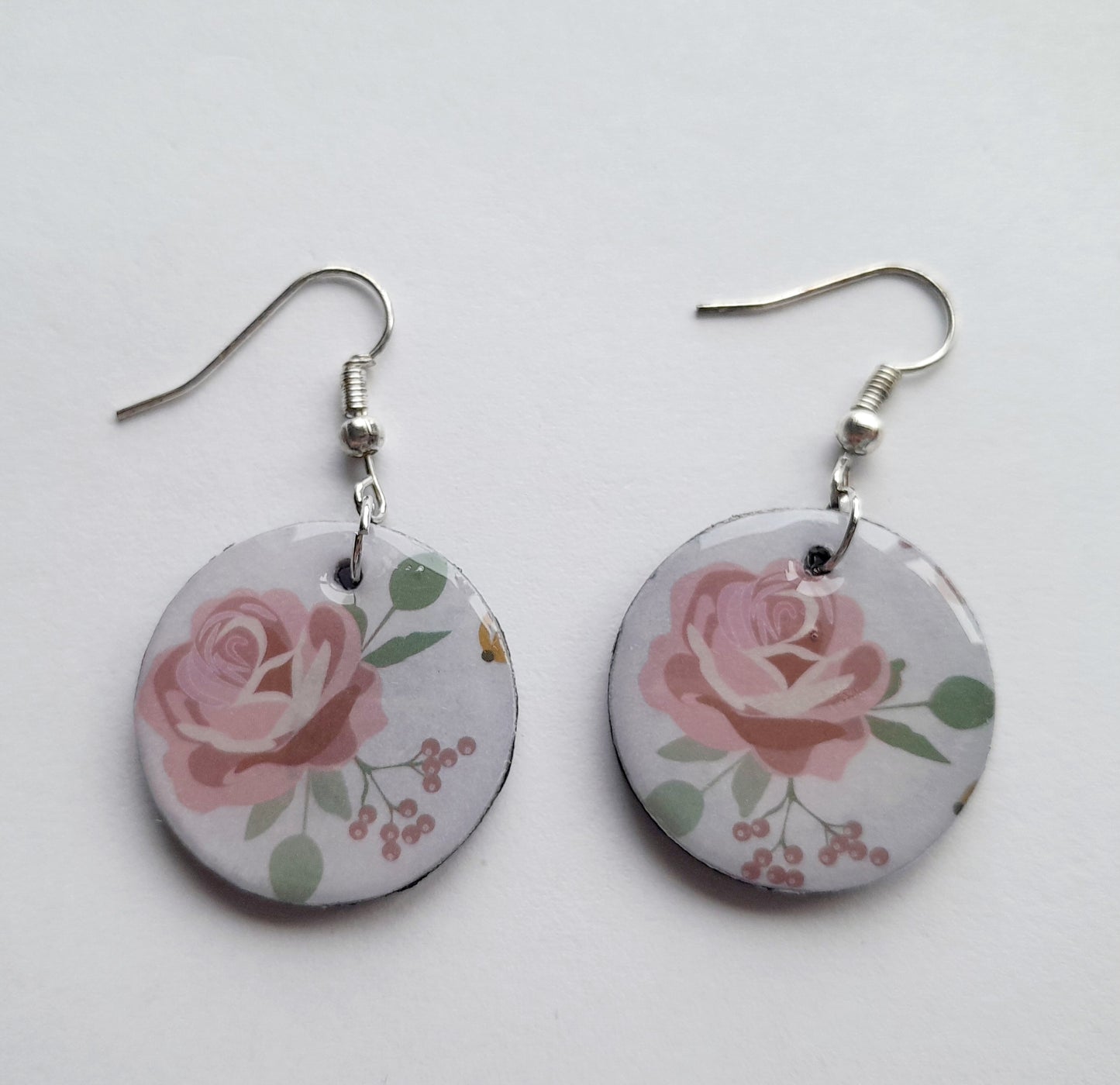 Rose earrings