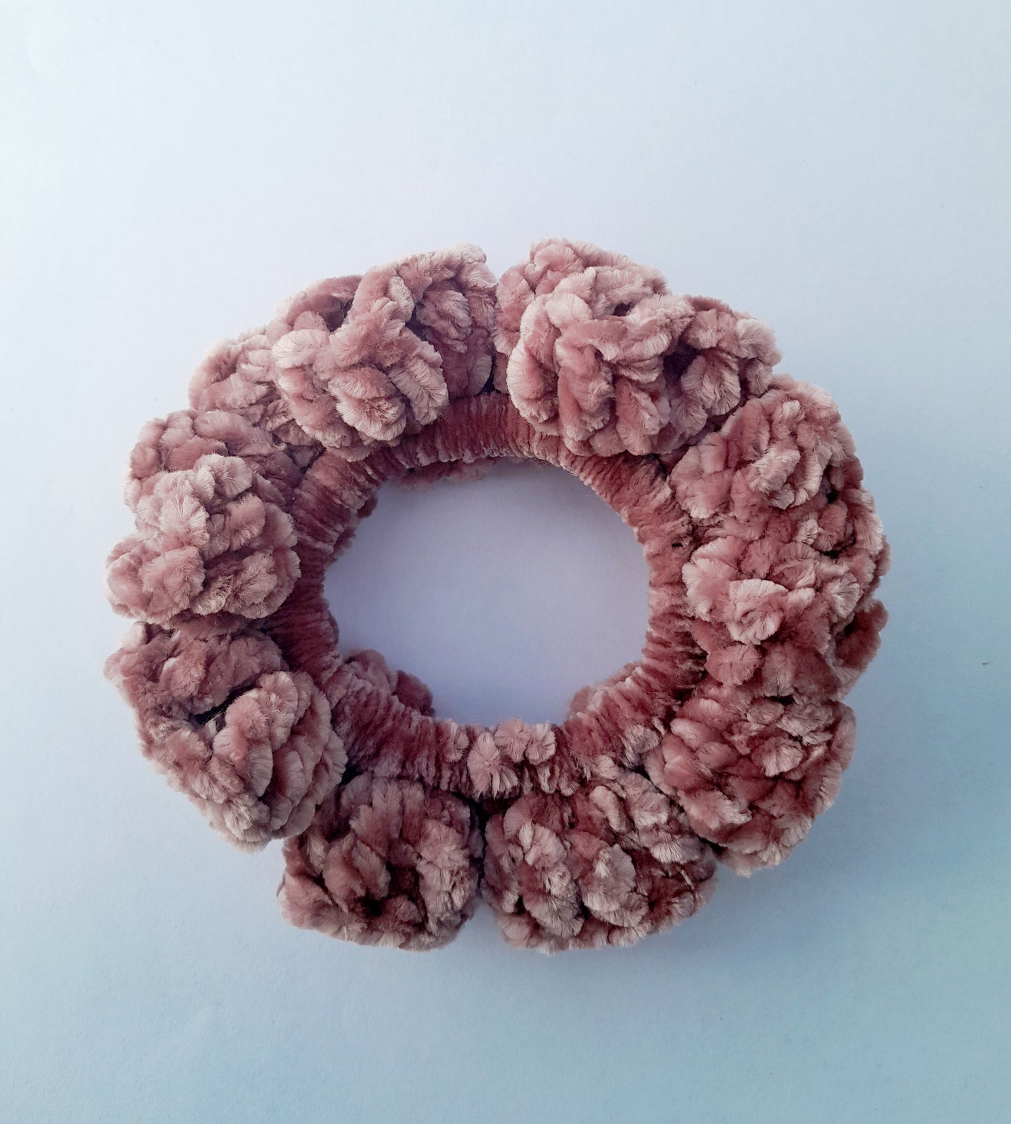 Velvet scrunchie - dirty pink