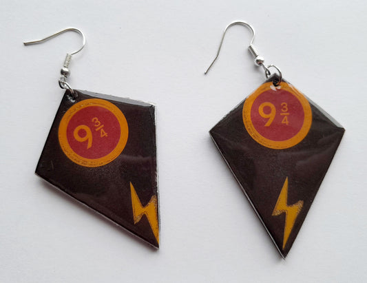 Harry potter themed earrings