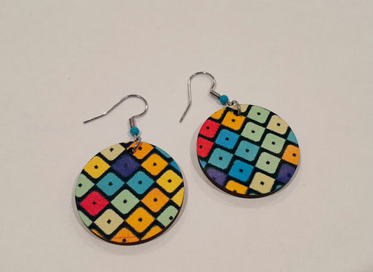 Stunning colourful earrings