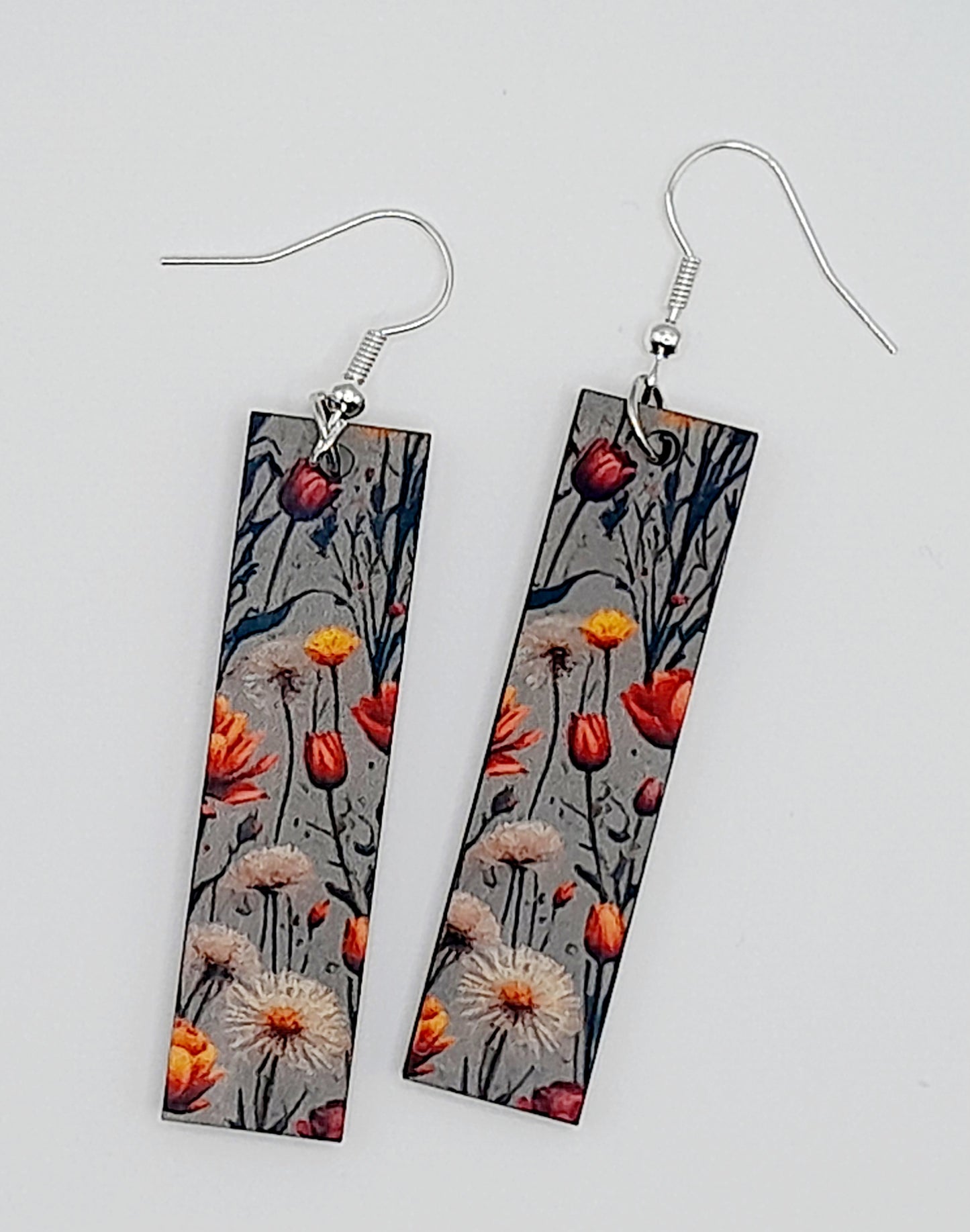 Flower earrings