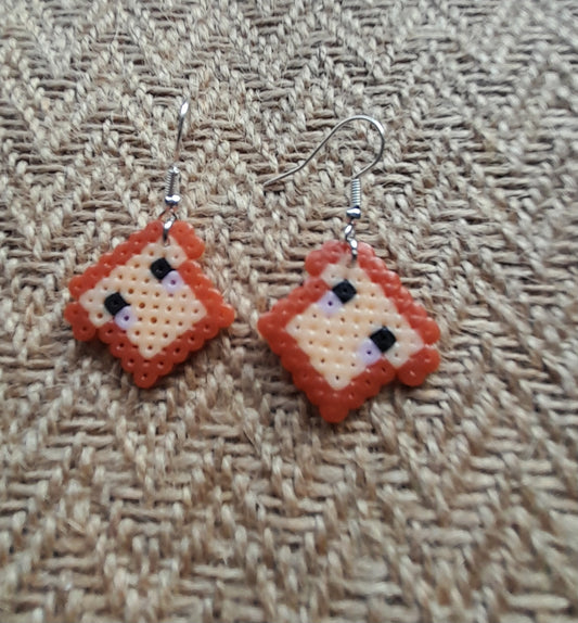 Toast earrings