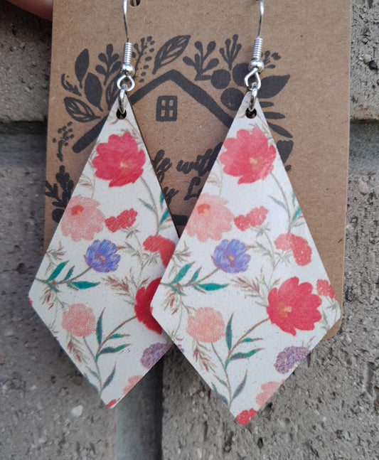 Flower earrings