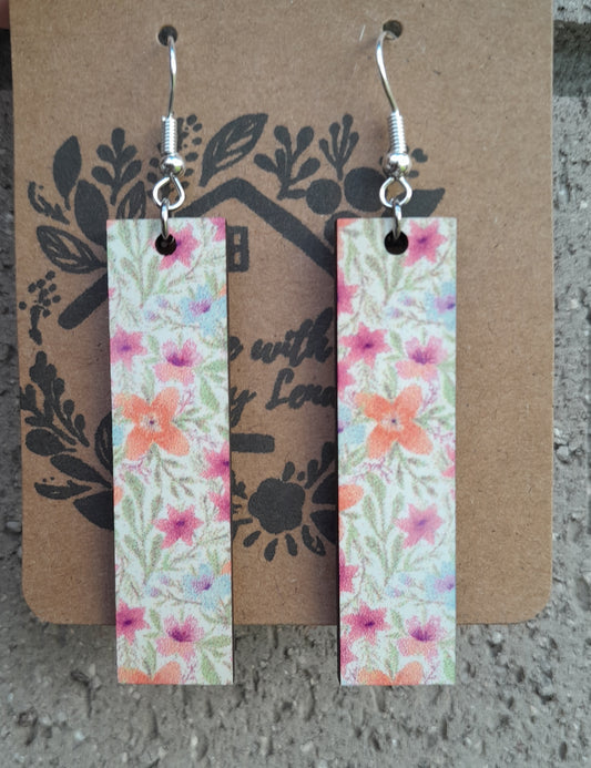 Garden of flower earrings