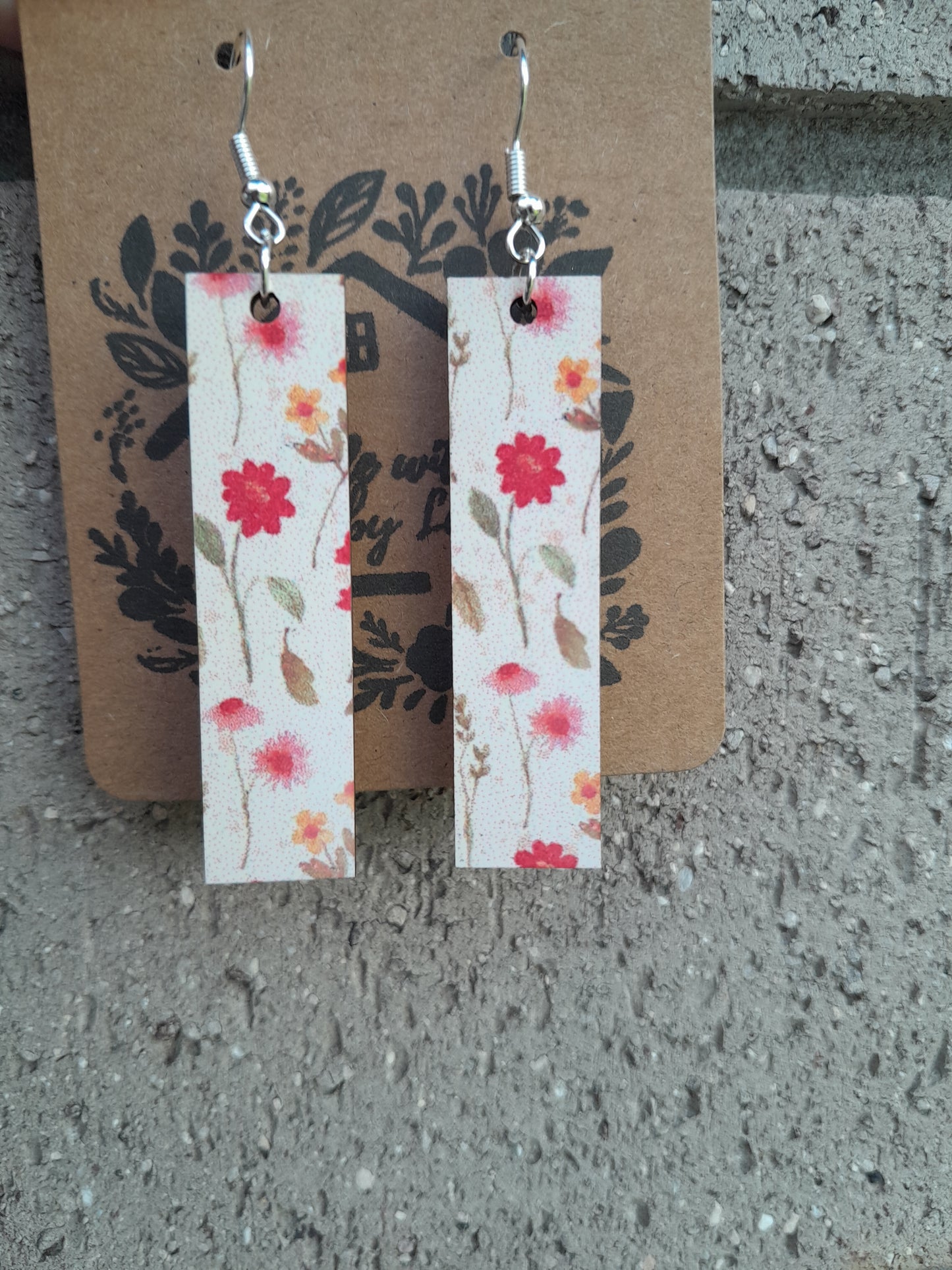 Flower earrings