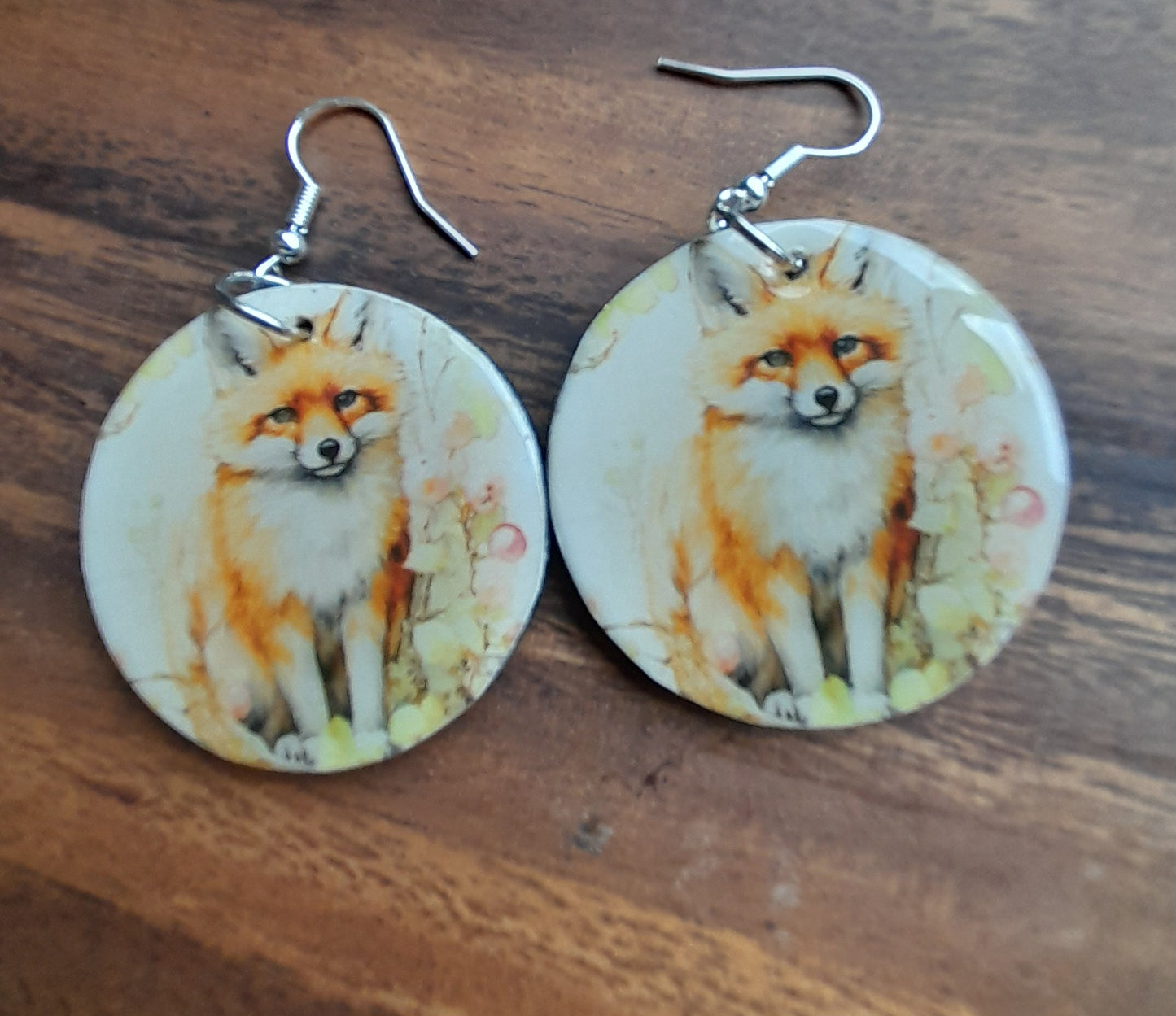 Fox earrings