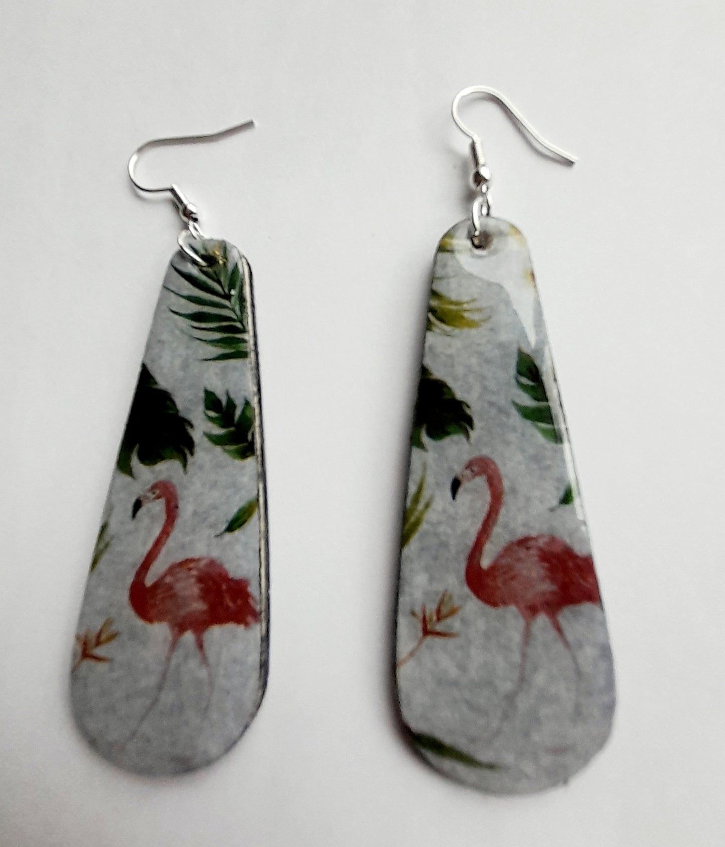 Flamingo earrings