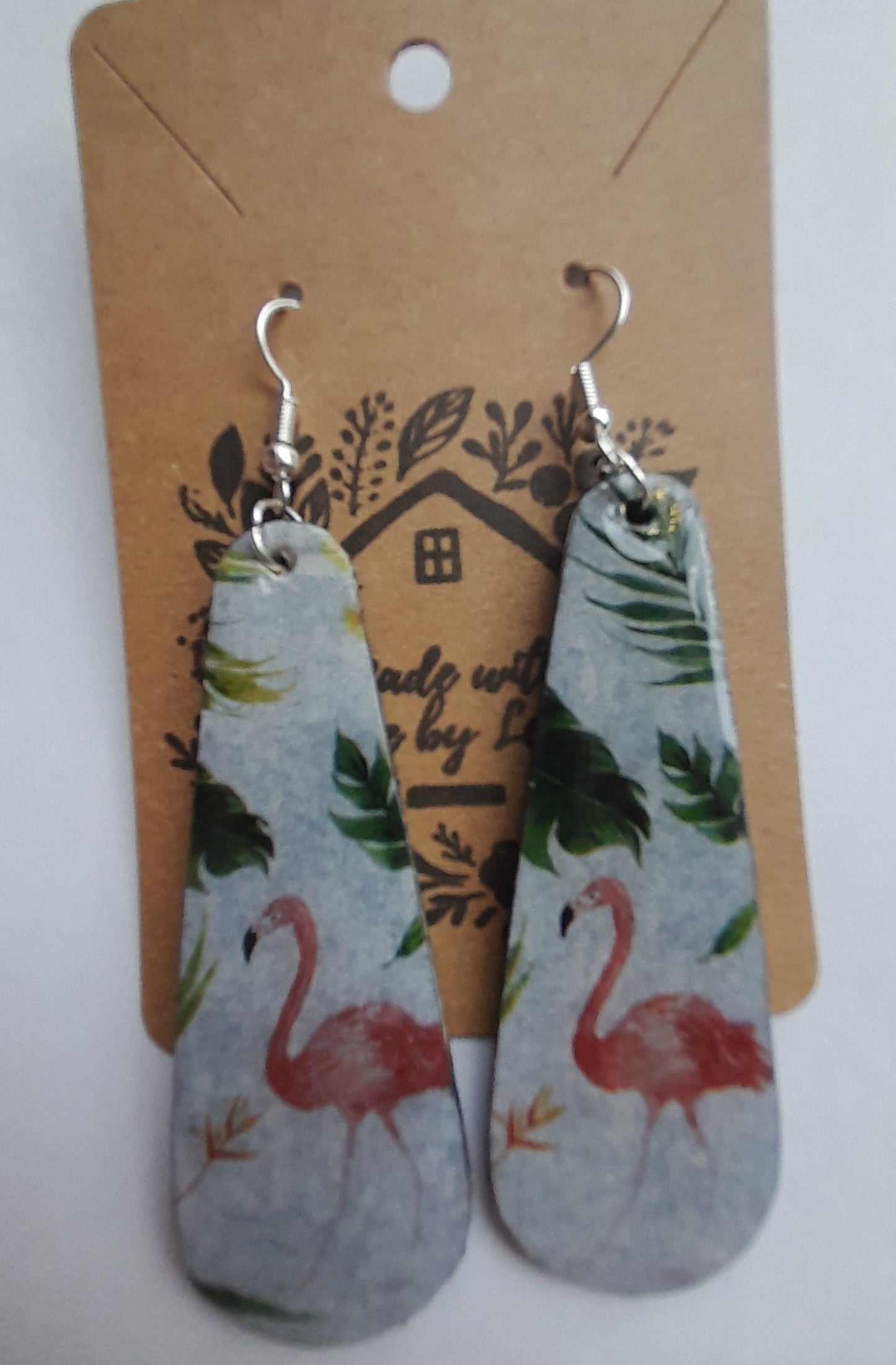 Flamingo earrings