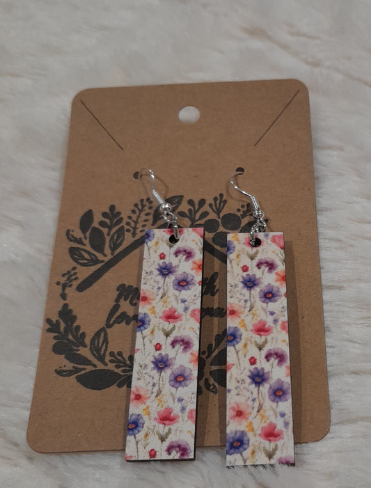 Flower earrings