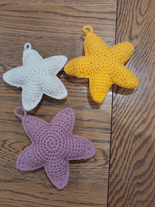 Star xmas tree ornaments